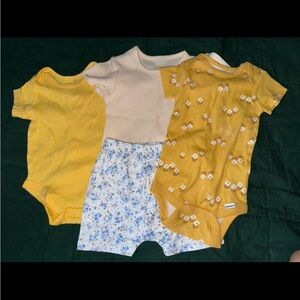Baby girl yellow bundle #2
